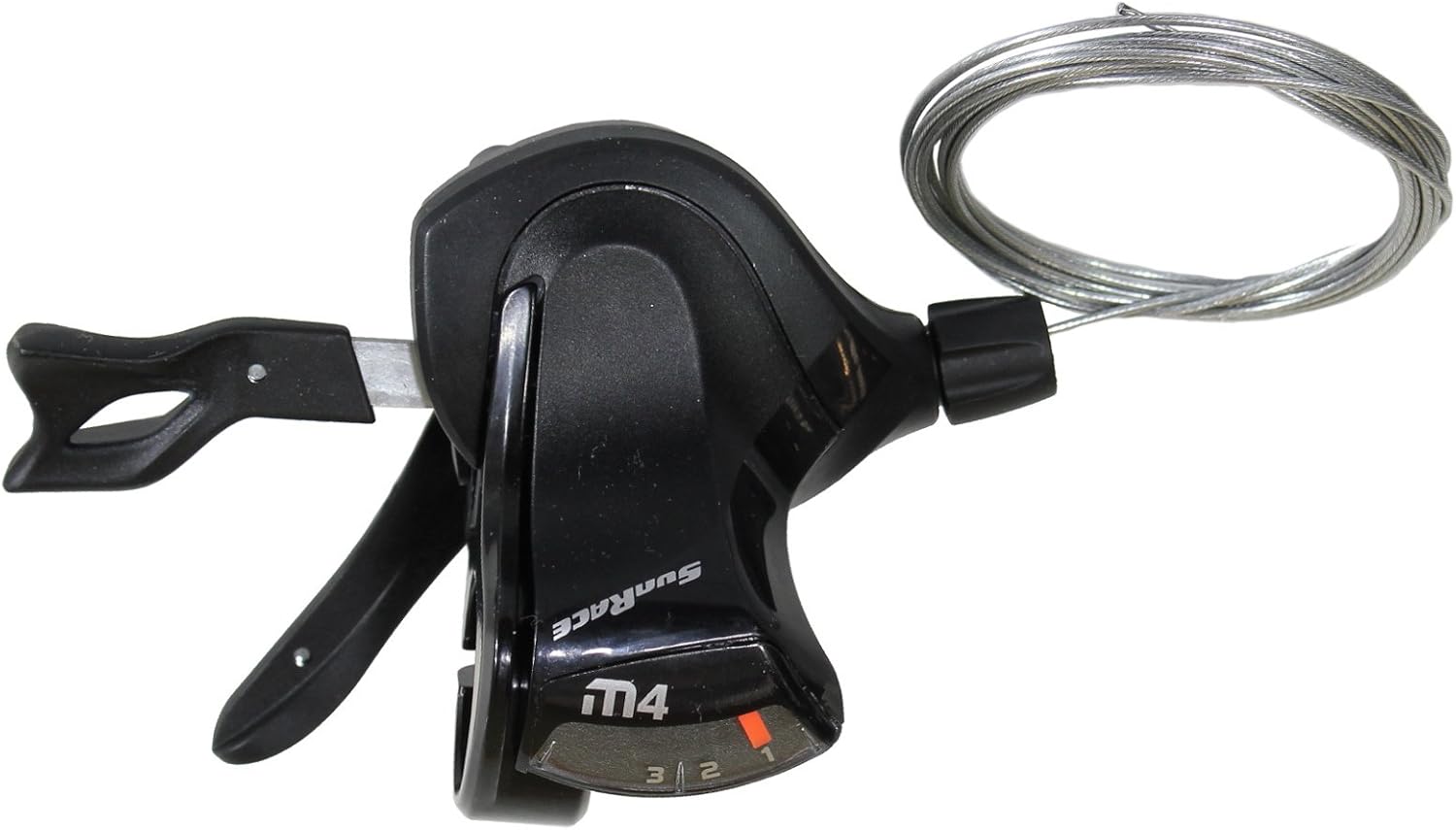 SunRace SLM400 Mountain Bicycle Shift Lever - Front, Black, 3 Speed - DLM400.L300.0S0.HP