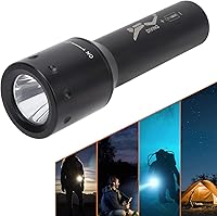 Vista 7 de Linterna de buceo Linterna de buceo Linterna de alto sellado resistente al agua Antorcha Anticolisión para cueva submarina de aguas profundas