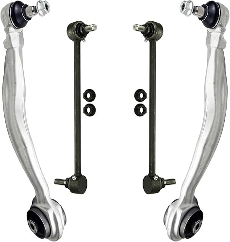 Miniatura 106 de Detroit Axle - Kit de 4 brazos de control delanteros para Chrysler 300 Dodge Challenger Charger Magnum, 2 brazos de control delantero inferiores con