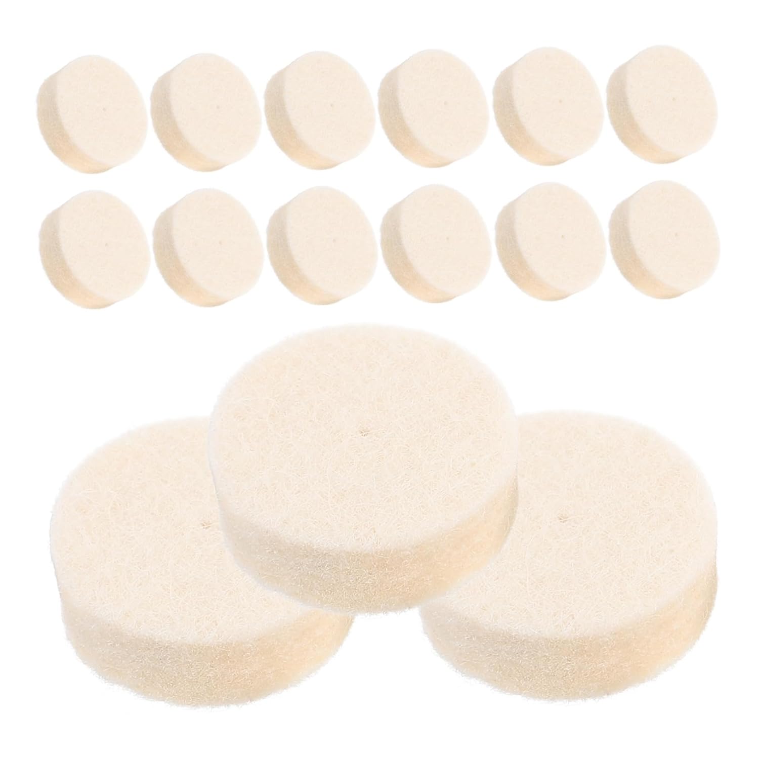 PRETYZOOM 4sets 100pcs Wool Polishing Buffing Wheel for Rotary Tools Grinding Heads for Jewelry and Nail Art Efficient Polishing Kit with Wear Resistant Material 100pcs*4