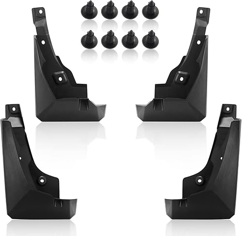 BDFHYK Protectores contra salpicaduras compatibles con Toyota RAV4 Hybrid LE XLE Premium Limited sin guardabarros, 2019-2023