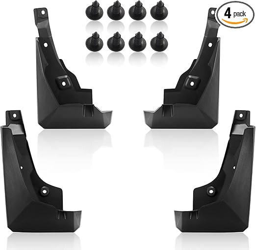 BDFHYK Mud Flaps Splash Guards Compatible with Toyota RAV4 Hybrid LE XLE Premium Limited Without Fender Flares, 2019-2023