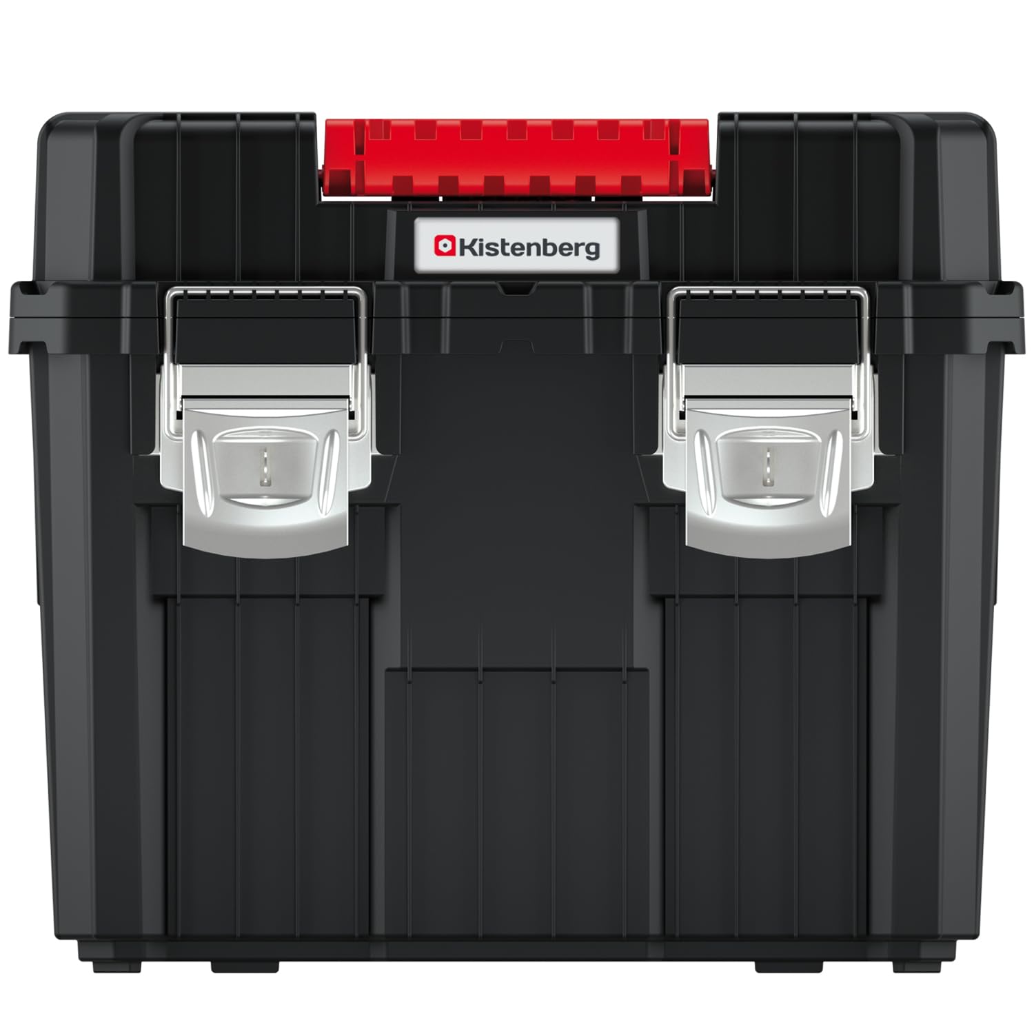 Kistenberg 2 in 1 Werkzeugtrolley Werkzeugkiste Werkzeugkasten Werkstattkoffer Rollende Werkstatt (Klemmverschlüssen, Organizer im Deckel, Staubdicht, 450 x 360 x 640 mm (Mit Metall-Verschluss)