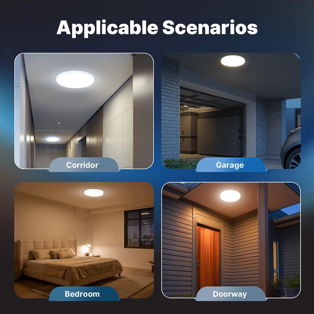 BlissfulAbode Per Zigbee Smart LED Plafoniera App Controllato 16 milioni di colori per Tuya