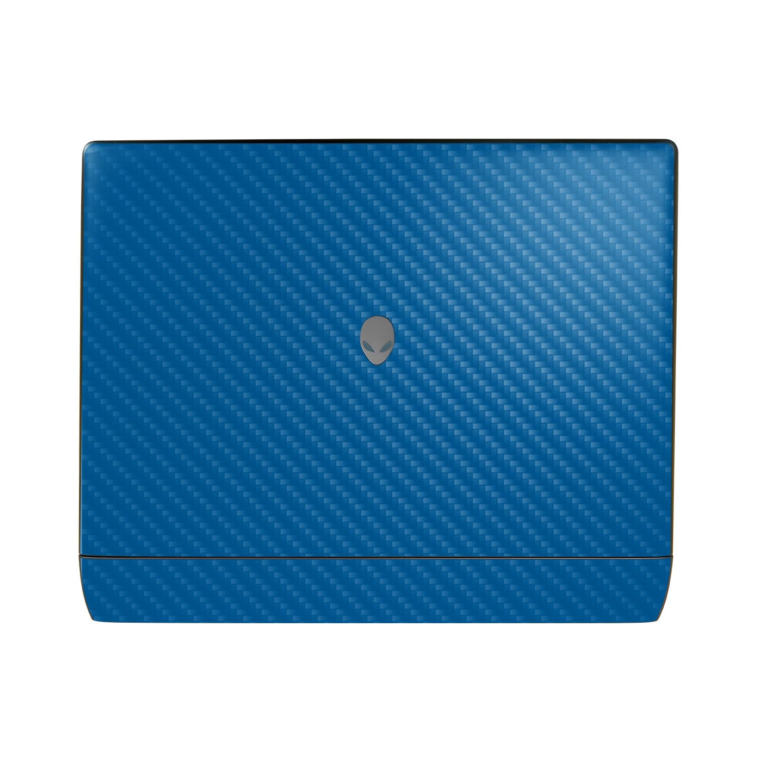 Carbon Fiber Laptop Skin Compatible with Alienware 16 Area-51 (2025) - Solid Blue - Premium 3M Vinyl Protective Wrap Decal Cover - Easy to Apply | Crafted in The USA by MightySkins