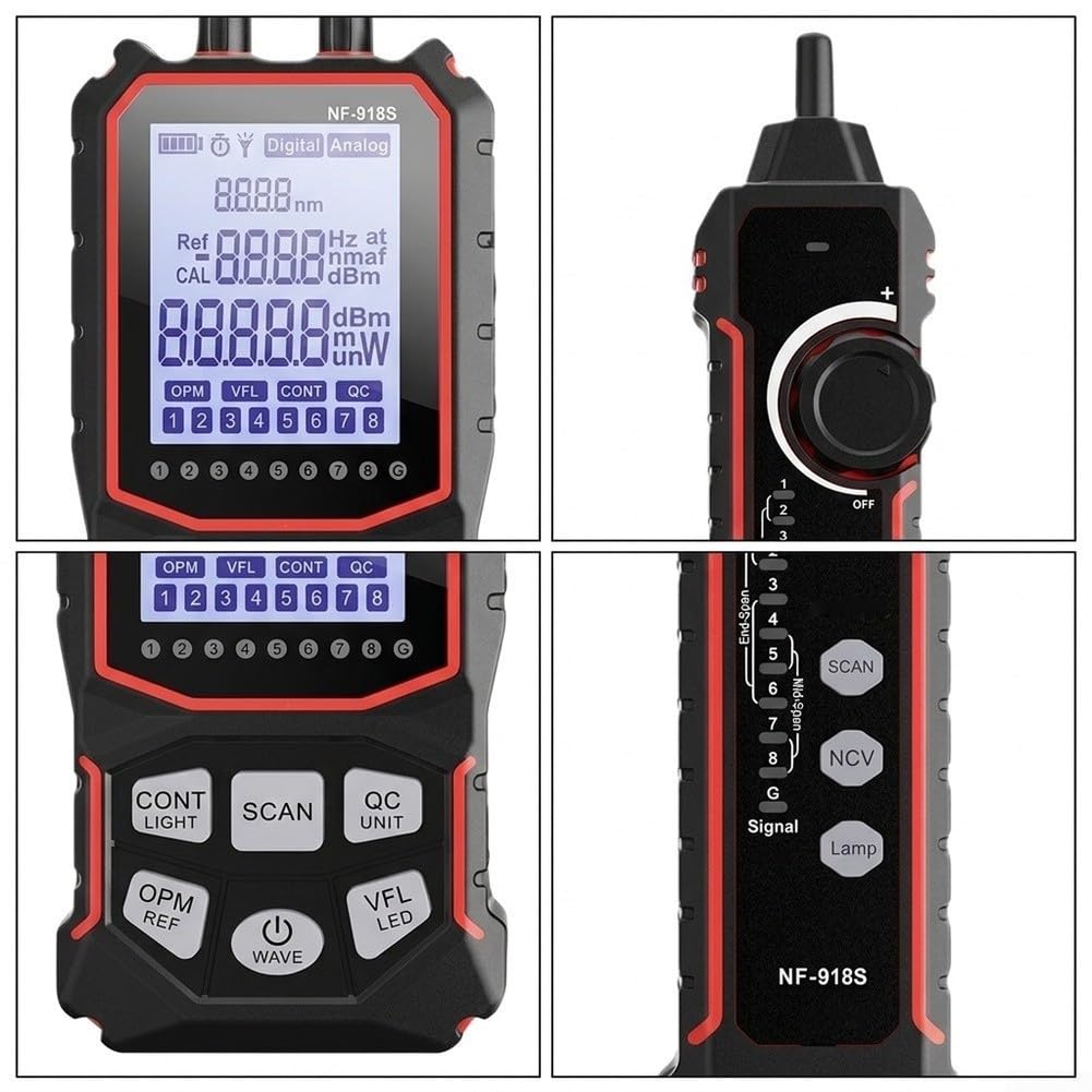 Glasfaser Tester mit für vfl Rotlichtstift und Power Meter Glasfaser