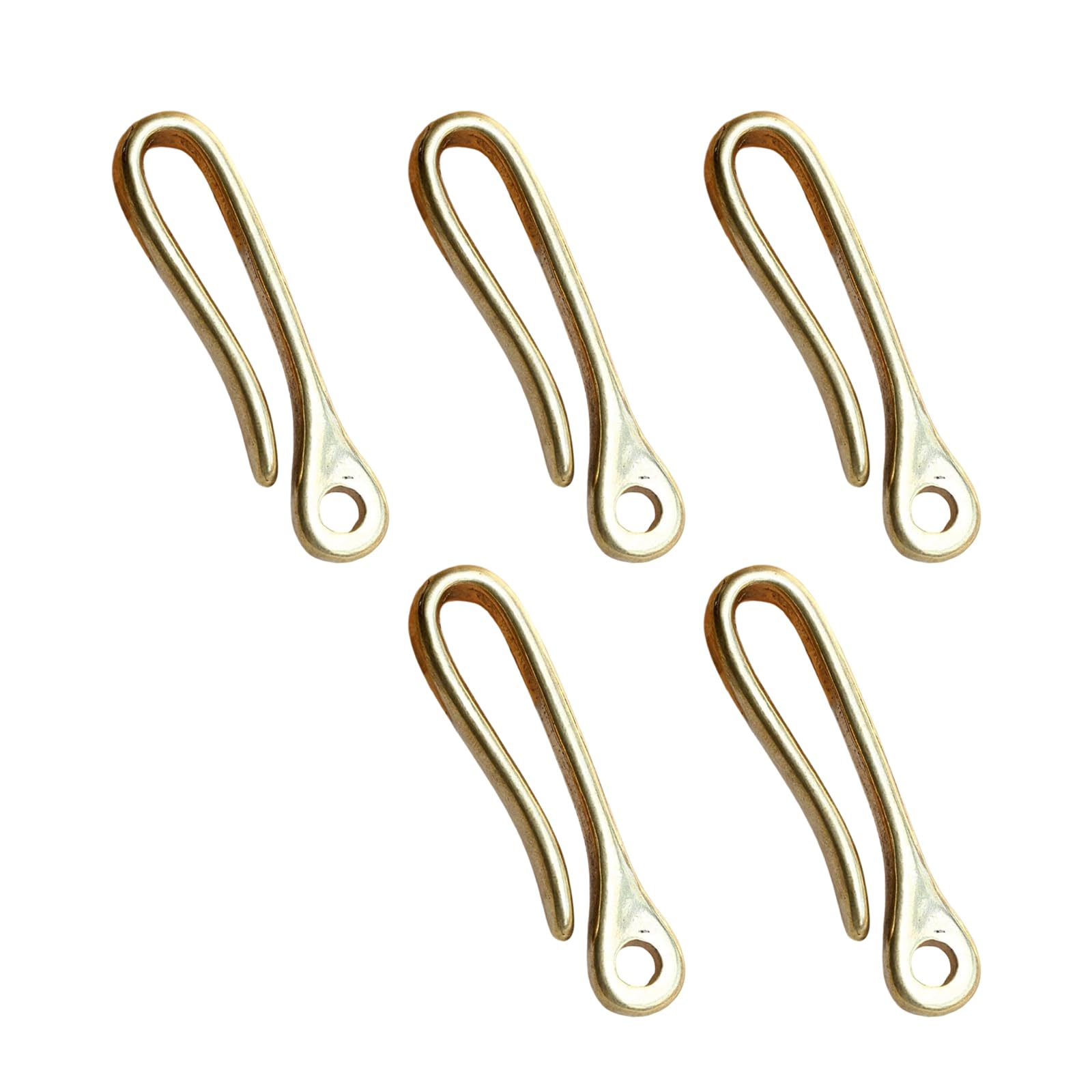 Sisyeuo Practical Hook Chain for Practical Management Rustproof Brass Carabiner Styles Clip Daily Use U Shape Hook