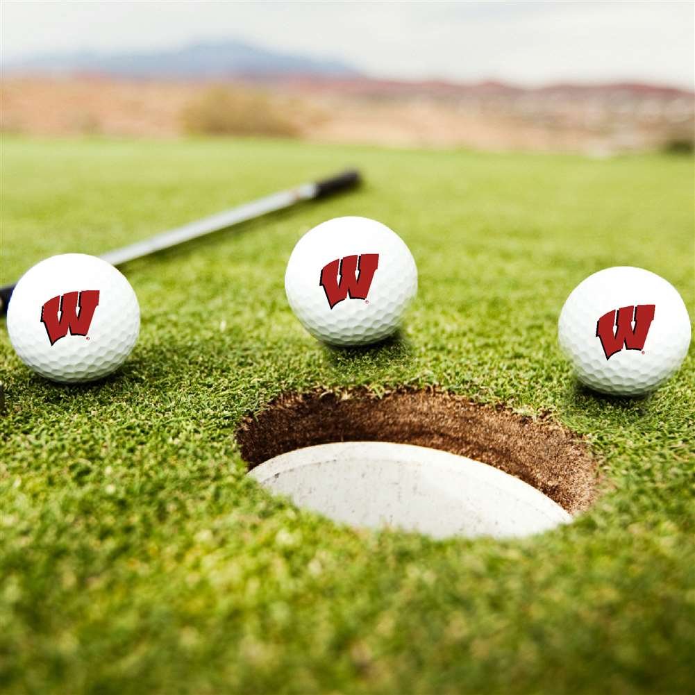 CDI Wisconsin Badgers Golf Balls - Set of 3