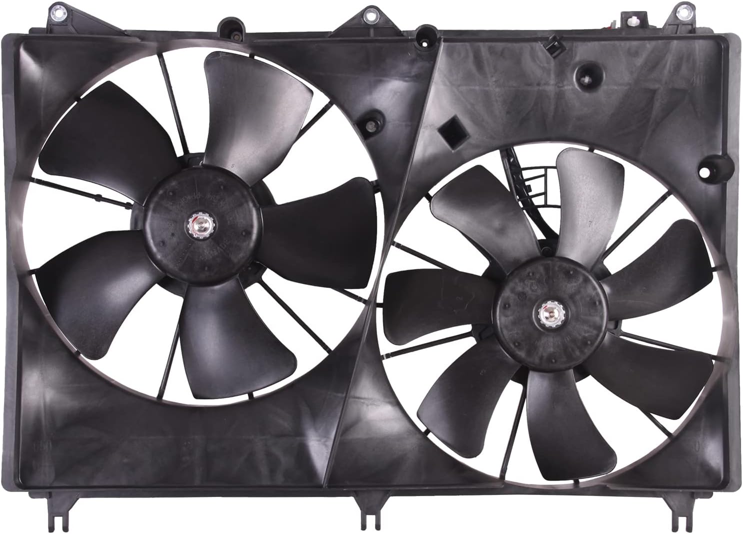 TYG Radiator Cooling Fan Assembly Fit for 2006-2013 Suzuki Grand Vitara 2.4L/2.7L/3.2L | 2-Pin | 17120-65J00 SZ3115107 621-509
