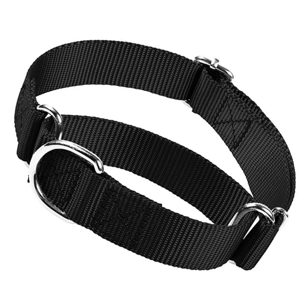 Choke Collar For Dogs, Martingale Dog Collar For Medium Dogs Heavy Duty No Slip No Pull Training Dog Choker Collar For Small Medium Large Dog (Black, M)