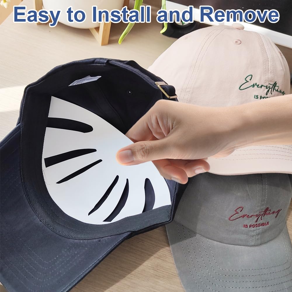 Soporte Interior para Gorra de Béisbol, Formador de Insertos para Gorras, Blanco