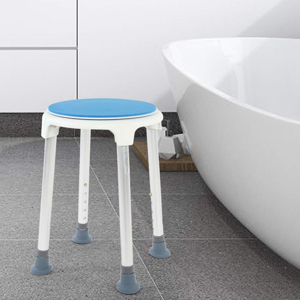 Tyenaza Taburete de baño Antideslizante Giratorio de 360 ​​​​Grados Asiento de Ducha de baño Asiento de Ducha Giratorio para Mujeres Embarazadas Mayores