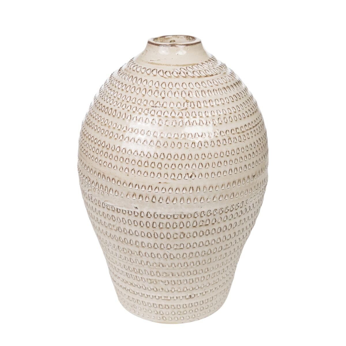 Romimex Vase Beige Terracotta 19 x 28 x 19 cm