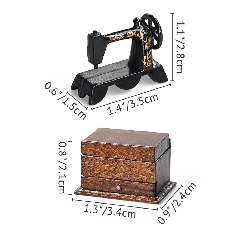 ミニチュアミシン 小物入れ 8個 ミニチュアミシン 小物入れ 8個