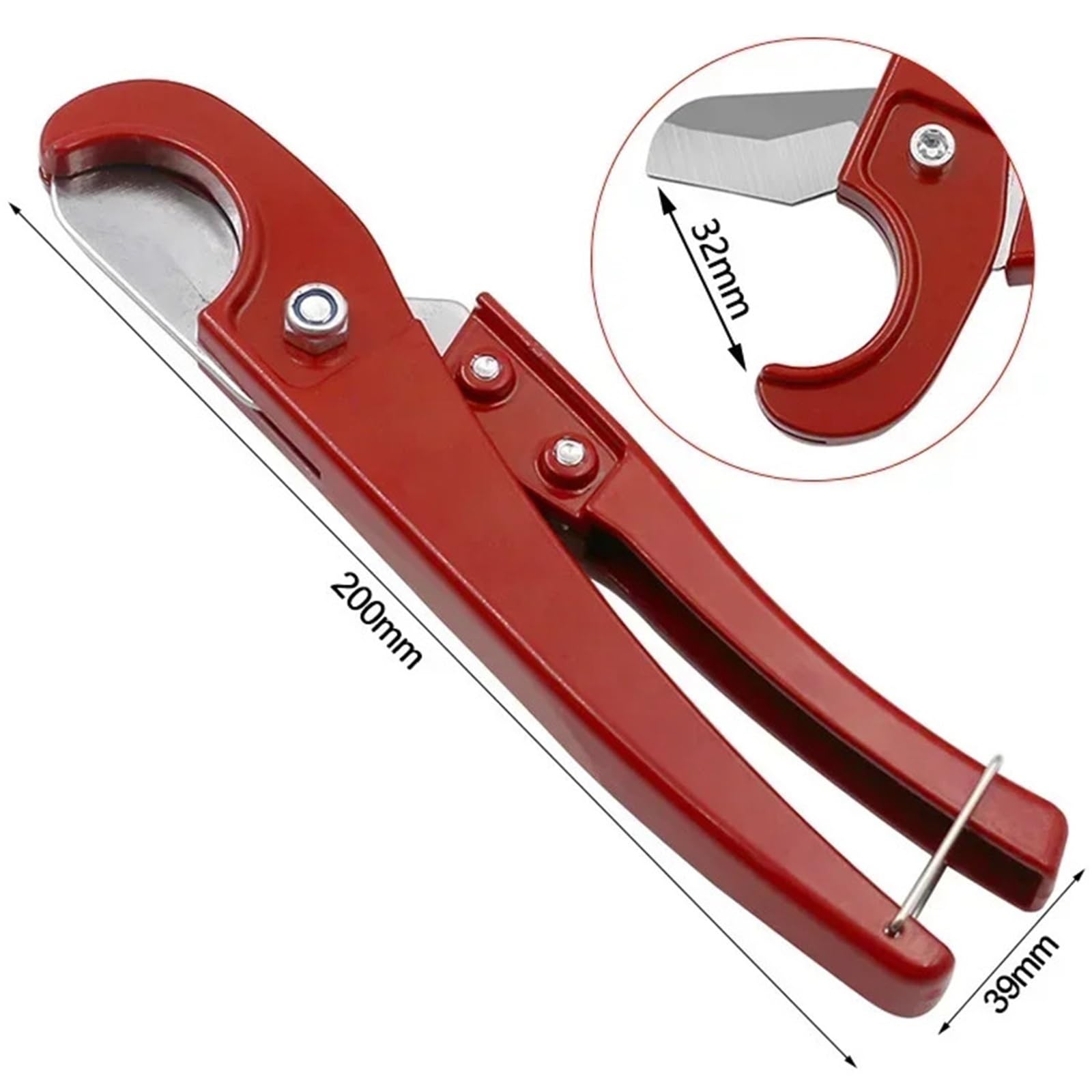 Cortatubos De Plástico 3 cuchillos for cortar tubos de PVC con tijeras de manguera con bloqueo, herramienta manual for cortar tubos de plástico PEX.