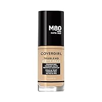 Vista 44 de Covergirl Trublend Base líquida mate D10 Golden Caramel, 1.014 onzas líquidas