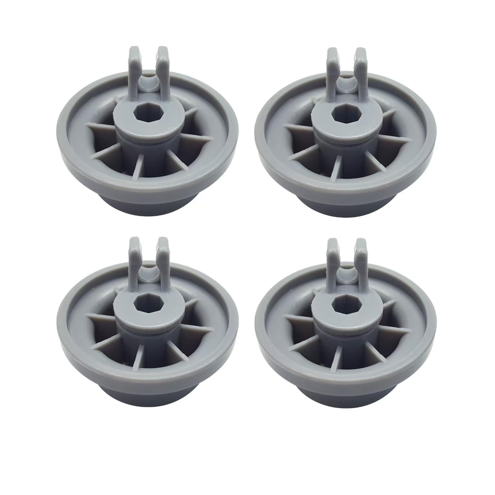 Lot de 4 roues de panier inférieur 165314 pour lave-vaisselle Bosch et Kenmore, 165314 remplaçant 420198 423232 PS3439123 PS8697067 AP2802428