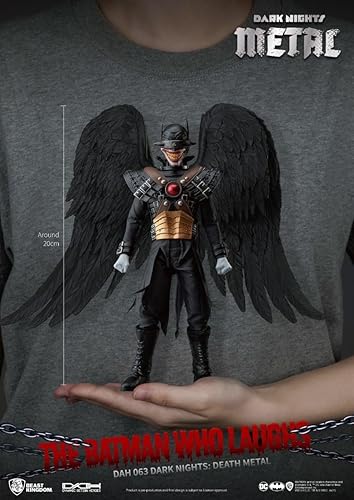 Miniatura 7 de Beast Kingdom Nights: Death Metal The Batman Who Laughs DAH-063 - Figura de acción dinámica de 8 cciones, multicolor