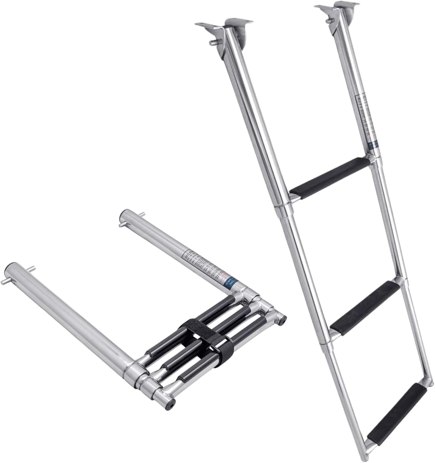 White Water Under Platform Telescoping Ladder (2 & 3-Step)