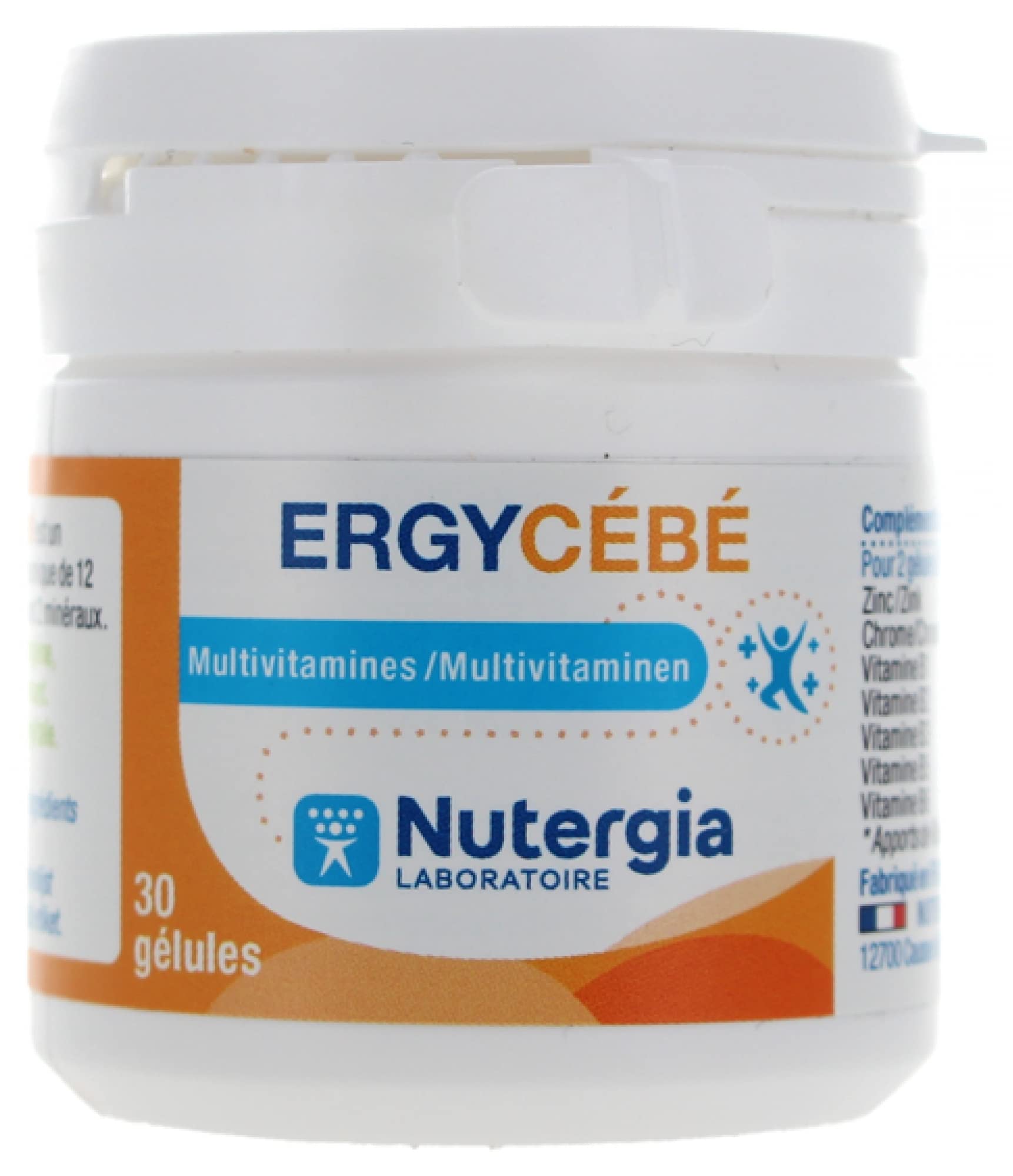 Nutergia Ergycébé 30 Gélules