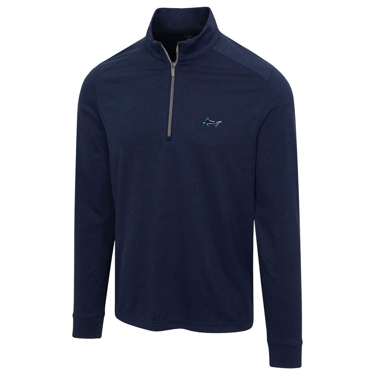 Greg Norman Men's Golf Pullover Half Zip M Navy Polyester
