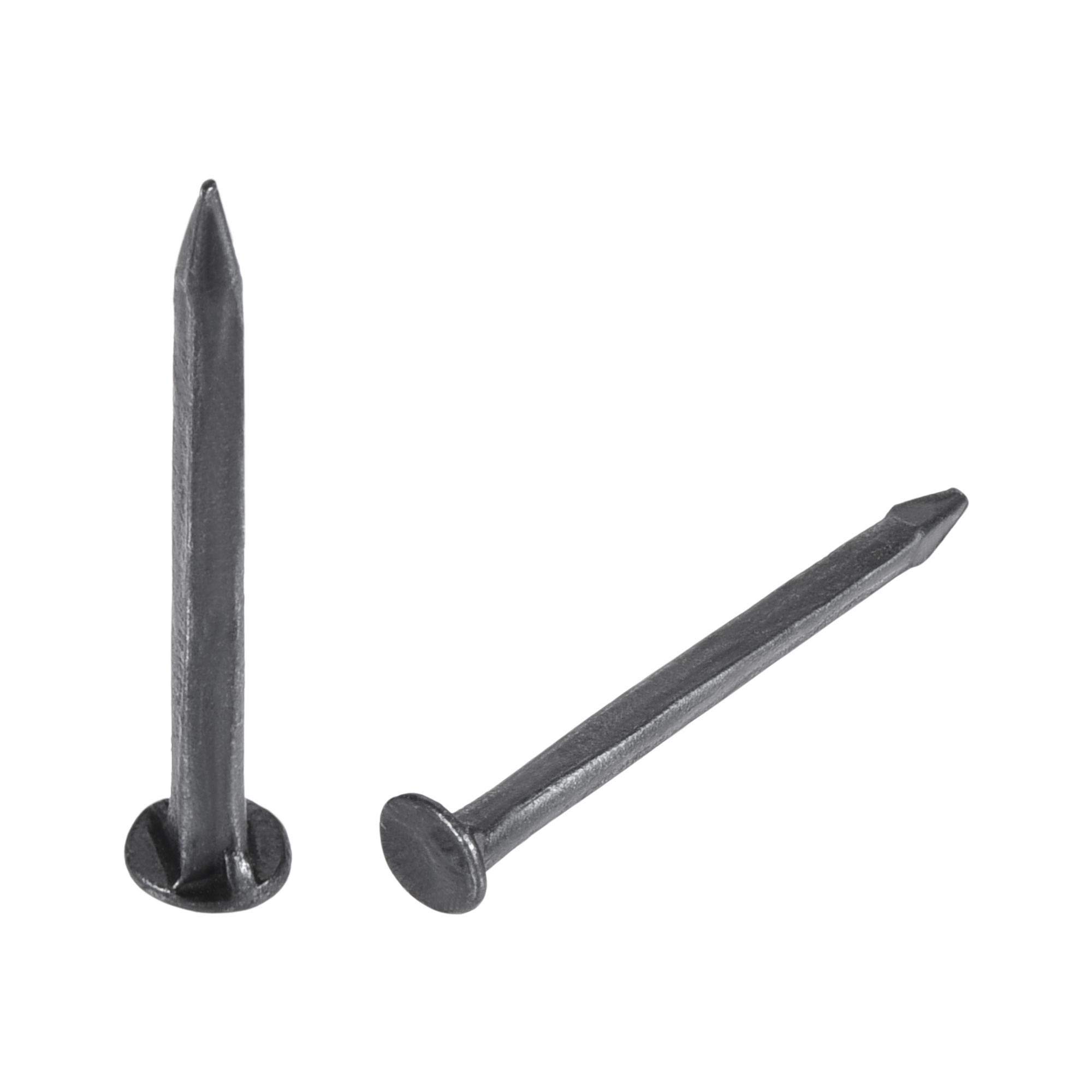 uxcell Metal Nails Tacks 1"(24mm) for Shoes Boots Leather Heels Soles Replacement Black 500pcs