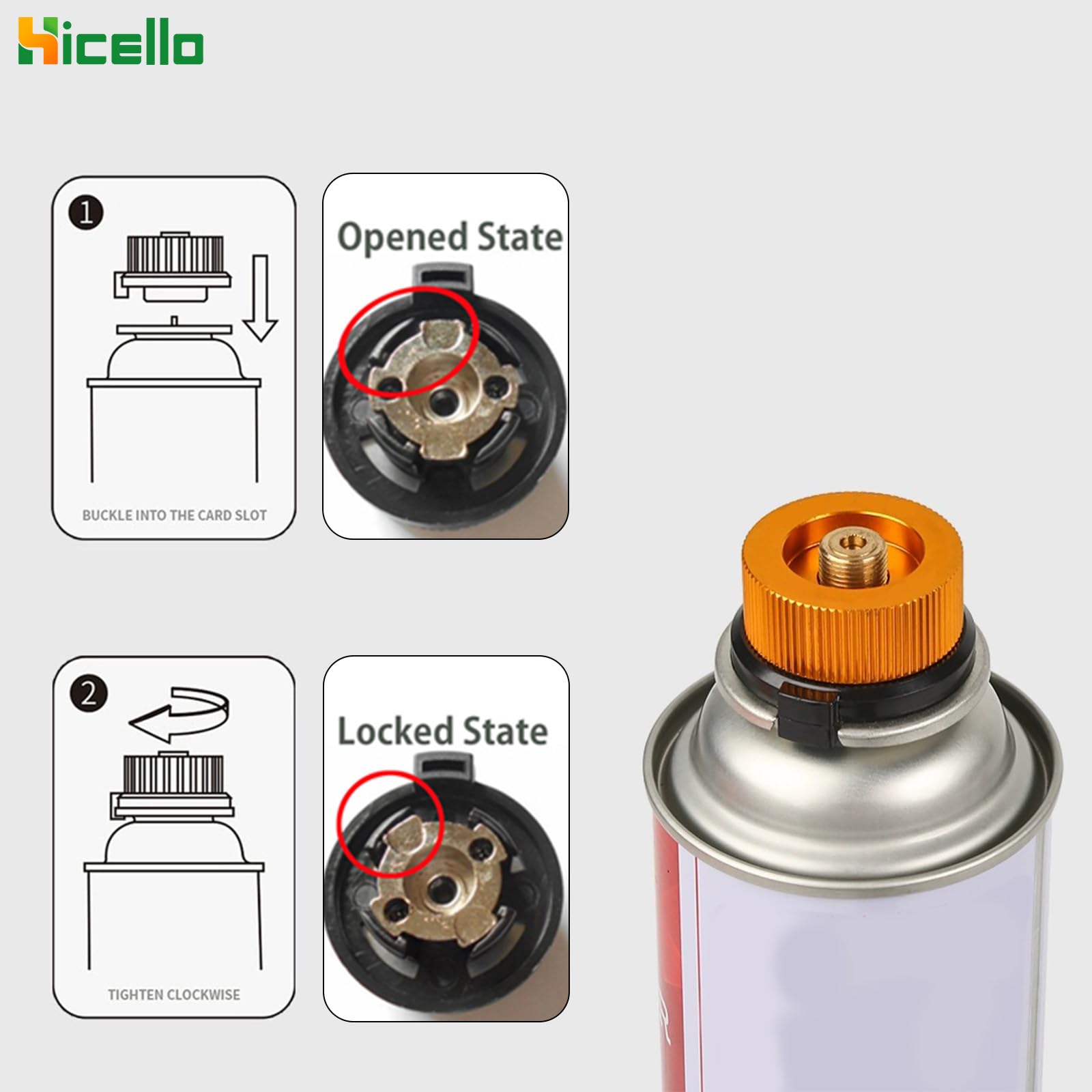 Kit adattatore per bombola di combustibile per fornello da campeggio, 2 pezzi, convertitore di ricarica con valvola Lindal MSF-1a e EN417, uscita a spillo da 8 mm, accessori per bruciatore da