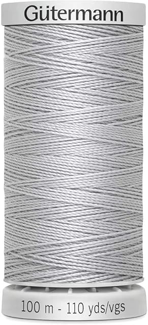 Gutermann Extra Strong Thread 100mtr x 1 Reel, Fog Grey, exstr38, 2T100E|38
