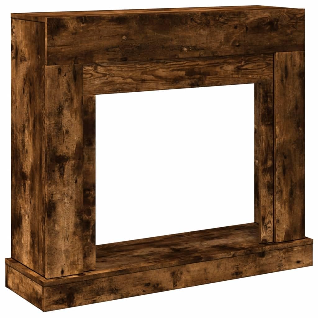 VIDAXL Fireplace Surround Oak Brown 100x30x87.5 cm