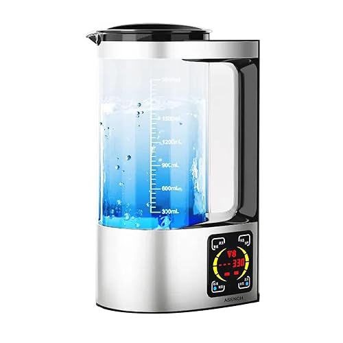 Generador de agua de hidrógeno, máquina de ionización portátil, máquina de agua rica en hidrógeno, 2 litros, gran capacidad, calefacción de