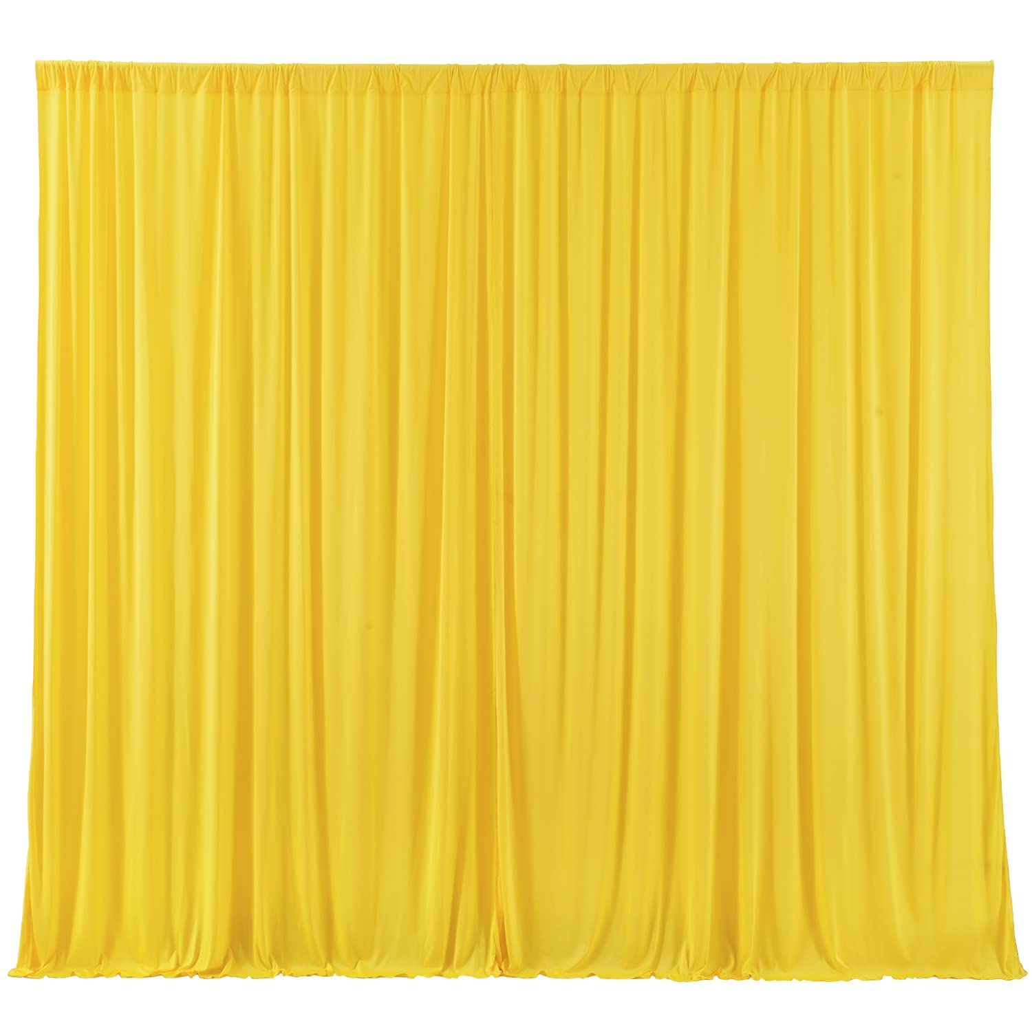 Hintergrundvorhang Für Partys – 3 M X 4,5 M, 6 Paneele, Gelb-rot-königsblau, Knitterfrei