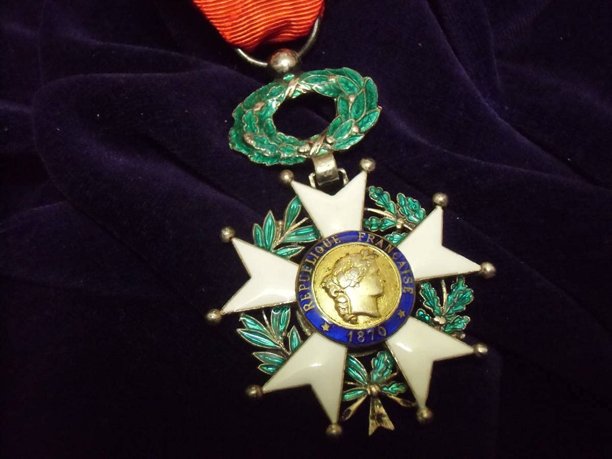 Ｆフランス軍＊～１９４０ レジオンドヌール勲章特別仕様＊騎士級（実物） Fフランス軍＊～1940 レジオンドヌール勲章特別仕様＊騎士