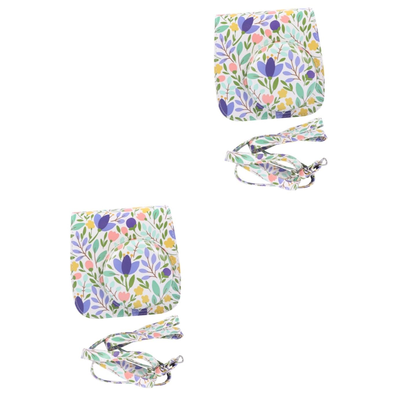 Gadpiparty Borsa Tote Da Viaggio In Pelle Pu Per Fotocamera Istantanea Da 2 Pezzi