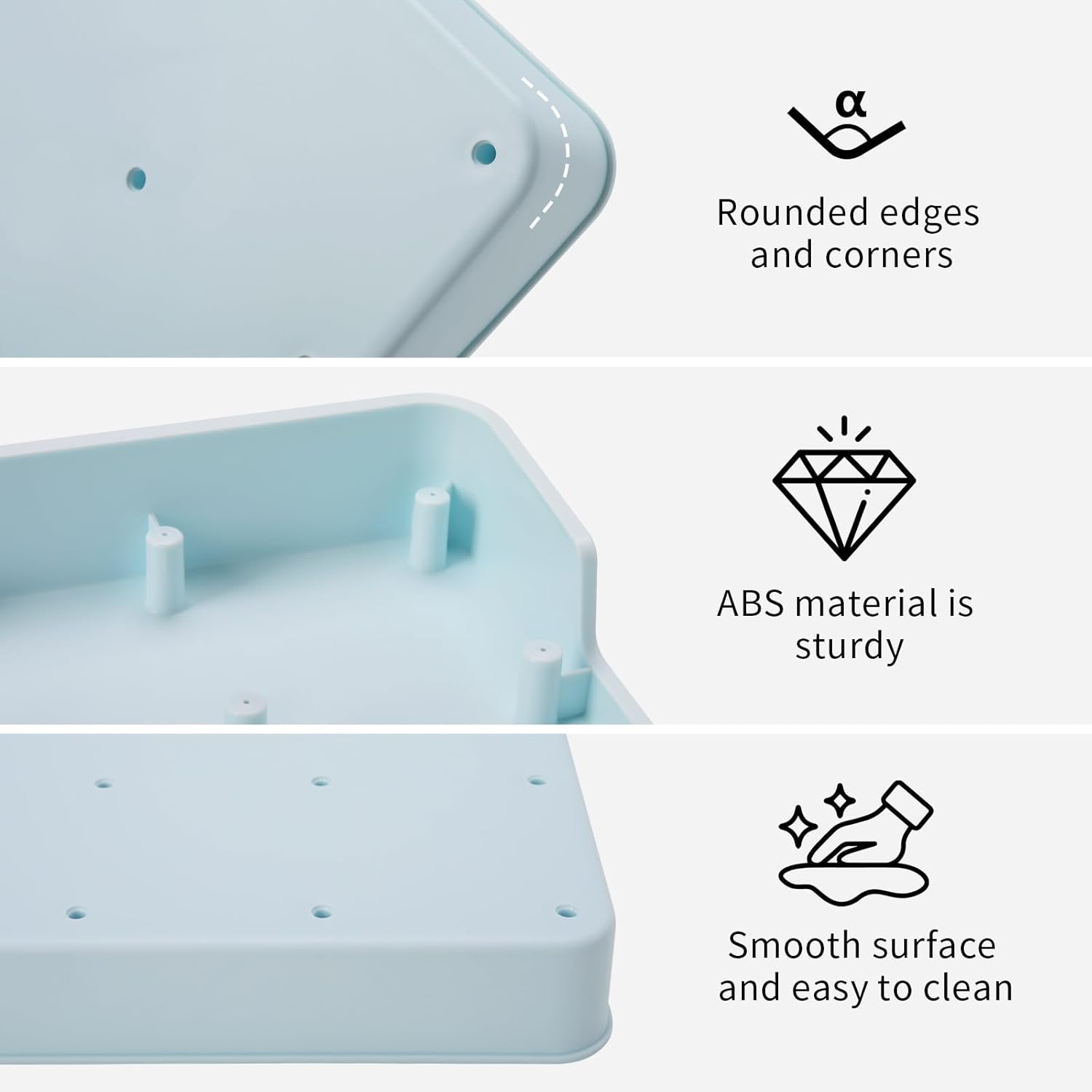 20-Hole Cake Pop Stand with Large Spacing and Taller Height, Easy to Use Upgraded Lollipop Holder & Cake Pop Holder with 100 Sticks, 100 Bags & 100 Ties, Dessert Table Display– Blue - Image 5