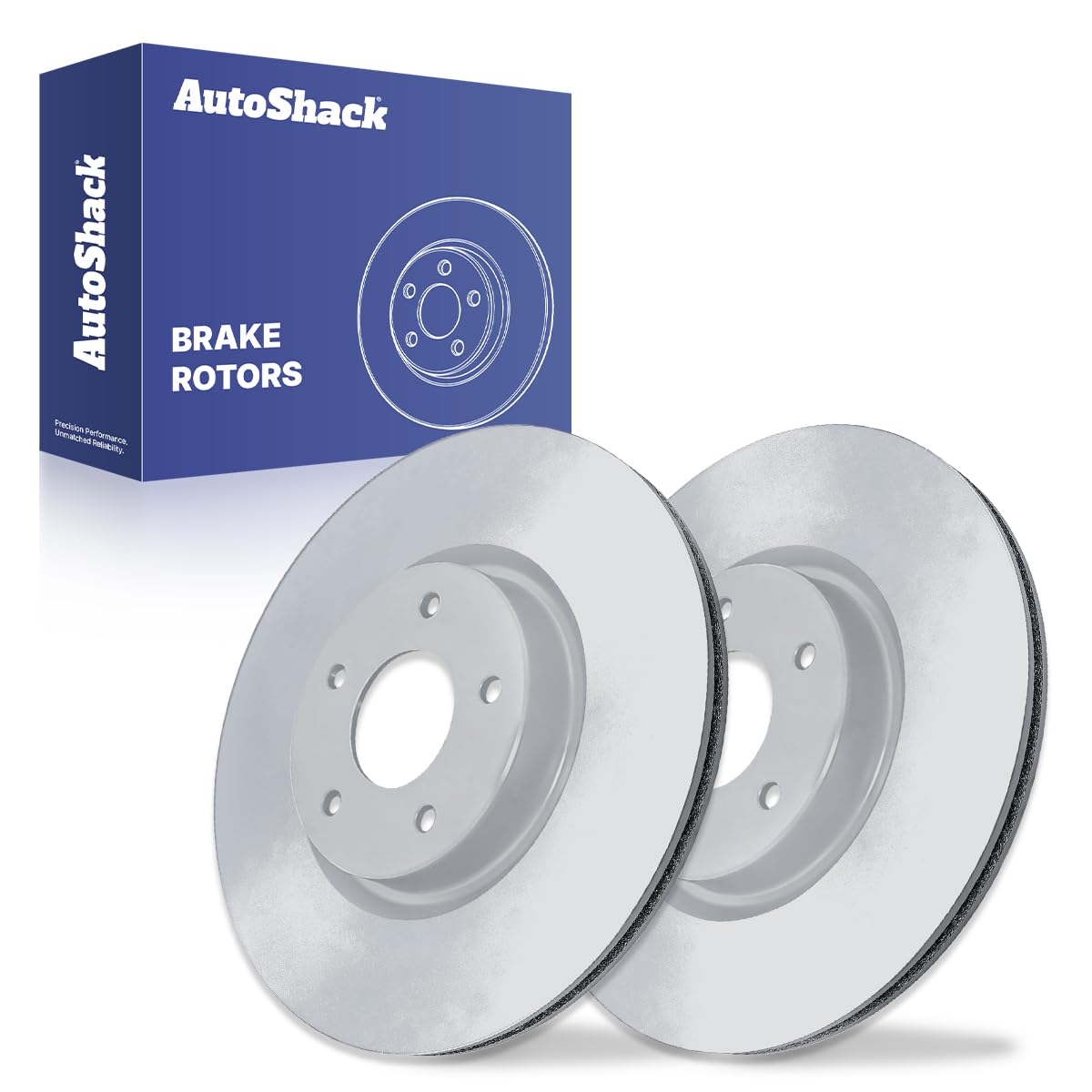 AutoShack 11.65" (296 mm) Front Vented Brake Rotors Coated Replacement for 2014-2021 Nissan Rogue 2017-2022 Nissan Rogue Sport 2017-2018 Renault Koleos 2-PC Set ArmorStop