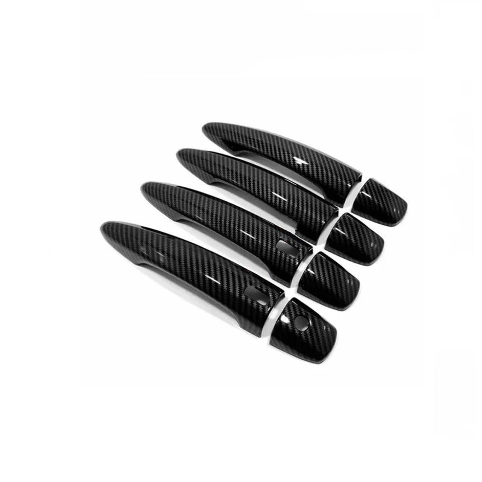 KJHOPY Car Exterior Door Handle Cover Decorative Replacement Parts for Nissan for Qashqai J12 E-Power 2022~2025(Style 3)