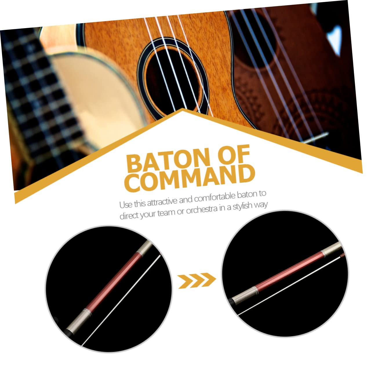 Toyvian Music Conducting Supply Plastic Ornament Conductor Present Plastic Part