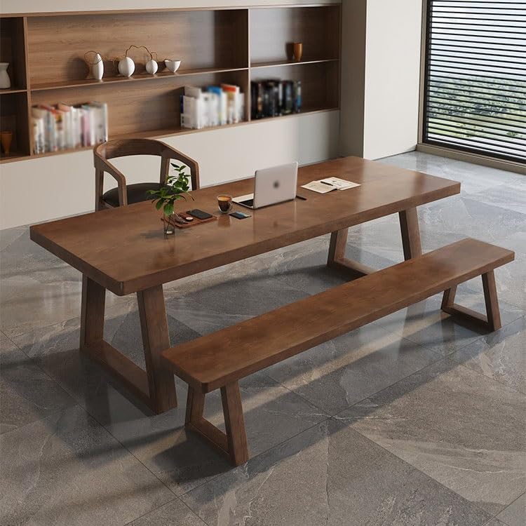 Schreibtisch Massivholz-Desktop-Computertisch for Zuhause, Arbeitszimmer, Schreibtisch, Schlafzimmer, einfacher, moderner Firmenbüro-Schreibtisch, Werkbank Büro Desk(B,160 * 80 * 75cm)