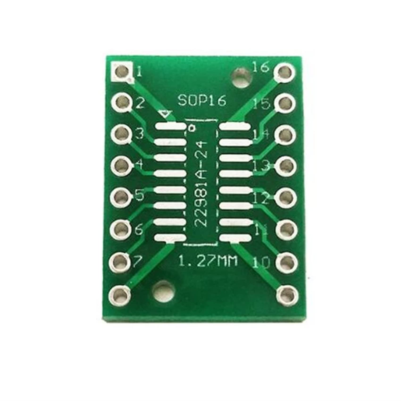 Wiring Connecting Terminals - 100Pcs/Lot TSSOP16 SSOP16 SOP16 to DIP16 Transfer Board DIP Pin Board Pitch Adapter PCB