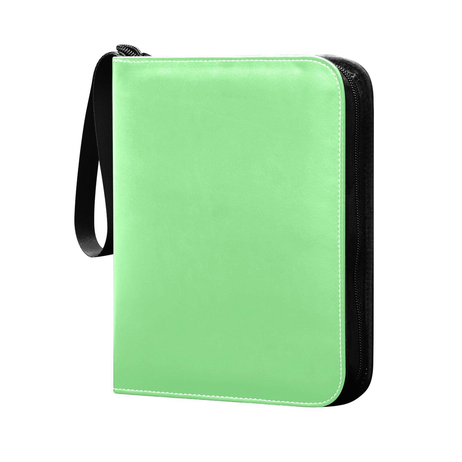 Amazon.com: Light Green Card Binders Card Storage Album with Zipper Trading Card  Binder : Toys & Games