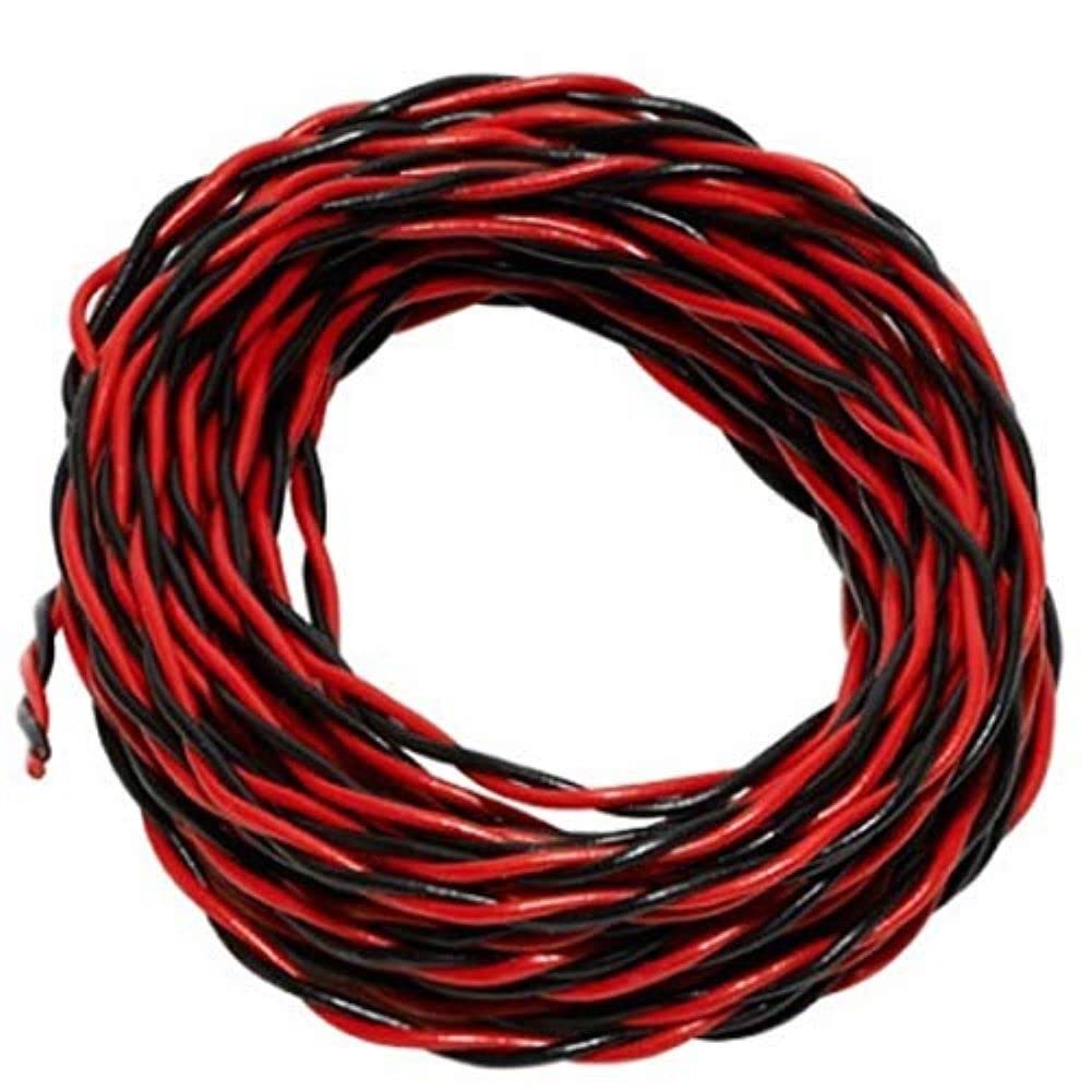 A. SHARIF Flexible Copper Wire 40/36 Twin Twist Red Black 15 Meter | 0.75 sq mm | For Ceiling Fan Table Fan LED Lights Bulbs Home Electrical Wiring-image-6