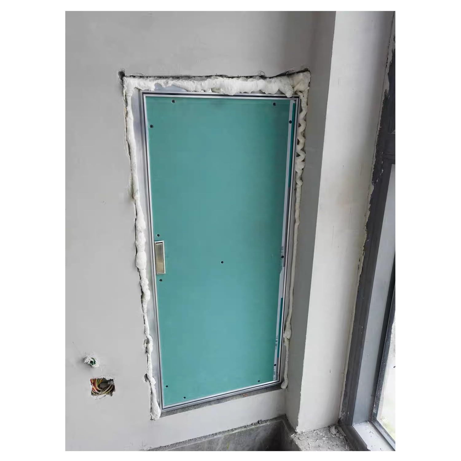 Paneles De Acceso De Placas De Yeso, Puerta De Apertura Derecha, Con Cierre Magnético, Gas Agua Electricidad Servicio Tapa De Escotilla De Inspección Para Paredes Y Techos(400x850mm/16x33in