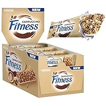 FITNESS Cappuccino Barrette Cereali Integrali gusto Cappuccino, 24 Barrette da 23,5g (564g)