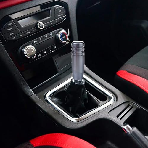 Miniatura 9 de Arenbel Pomo de palanca de cambios de aleación de 3 pulgadas, manijas para palanca de cambios de carreras, se adapta a la mayoría de vehículos