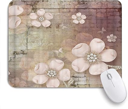 Amazon Kapanou マウスパッド 古い背景の3dシンプルな白い花 おしゃれ 耐久性が良い 滑り止めゴム底 ゲーミングなど適用 マウス 用ノートブックコンピュータマウスマット Kapanou マウスパッド 通販 Amazon Kapanou マウスパッド 古い背景の3dシンプルな白い花 おしゃれ 耐久性が良い 滑り止めゴム底 ゲーミングなど適用 マウス 用ノートブックコンピュータマウスマット Kapanou マウスパッド 通販