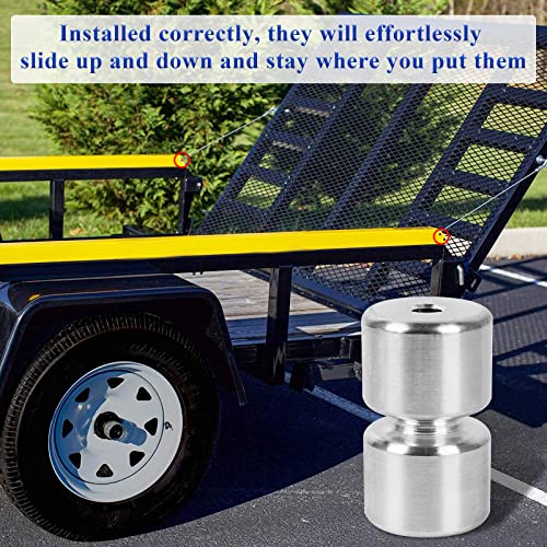 4 Pack Aluminum Alloy Rollers Pins Washers Rings GL1 GMNR925 Compatible