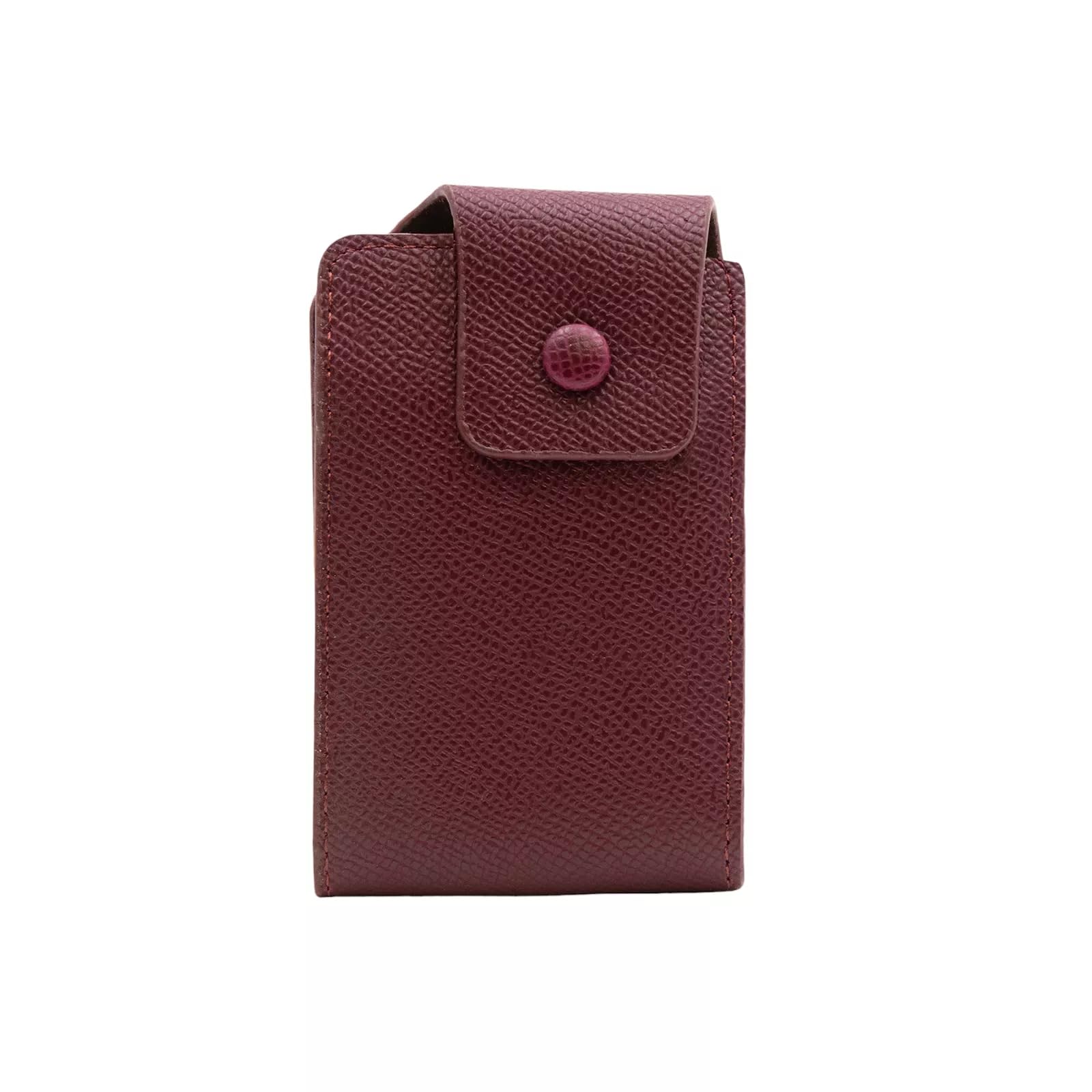 Gold Coast Burgundy Faux Leather Accordion Card Wallet with RFID Protection