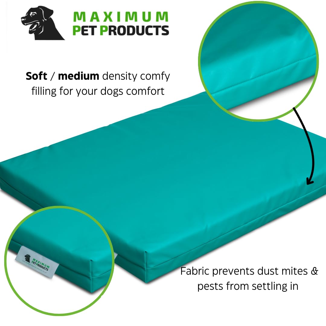 Maximum Pet Products Wytrzymałe wodoodporne legowisko dla psa (średnie, granatowe)