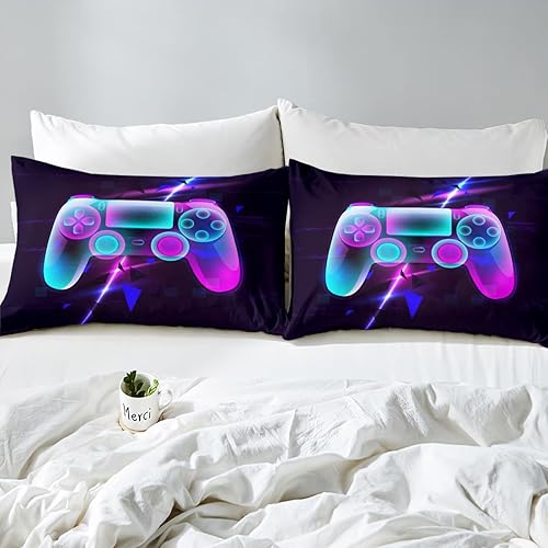 Miniatura 9 de Erosebridal Juego de funda de edredón de estilo japonés, decoración de flor de ciruelo, tamaño matrimonial, diseño floral de plumas de pavo real,