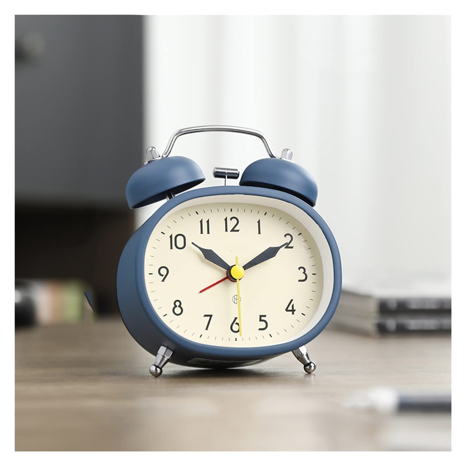 BMKGODN alarm clock， Minimalism Loud Volume Alarm Desktop Clock for Students Children's Room Gifts(Blue)